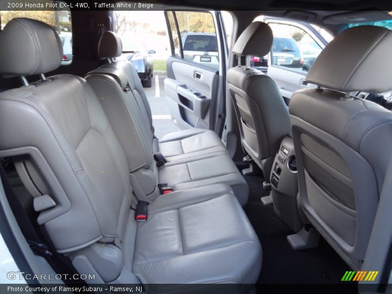 Taffeta White / Beige 2009 Honda Pilot EX-L 4WD
