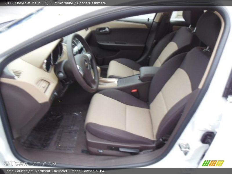 Summit White / Cocoa/Cashmere 2012 Chevrolet Malibu LS