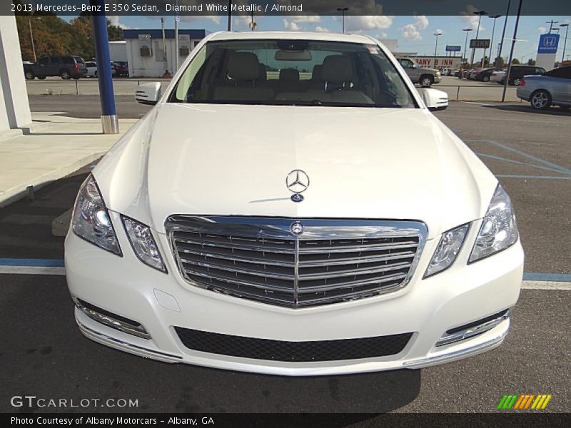 Diamond White Metallic / Almond 2013 Mercedes-Benz E 350 Sedan