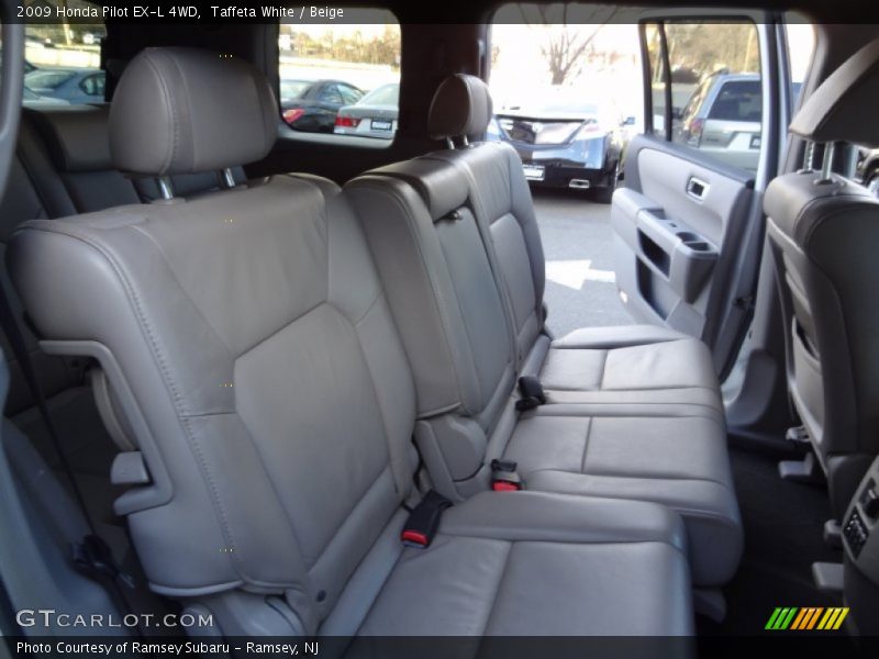 Taffeta White / Beige 2009 Honda Pilot EX-L 4WD