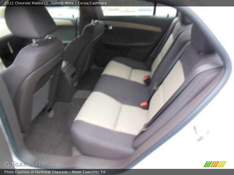 Summit White / Cocoa/Cashmere 2012 Chevrolet Malibu LS