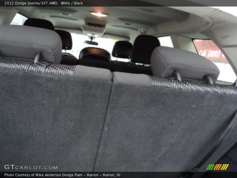 White / Black 2012 Dodge Journey SXT AWD