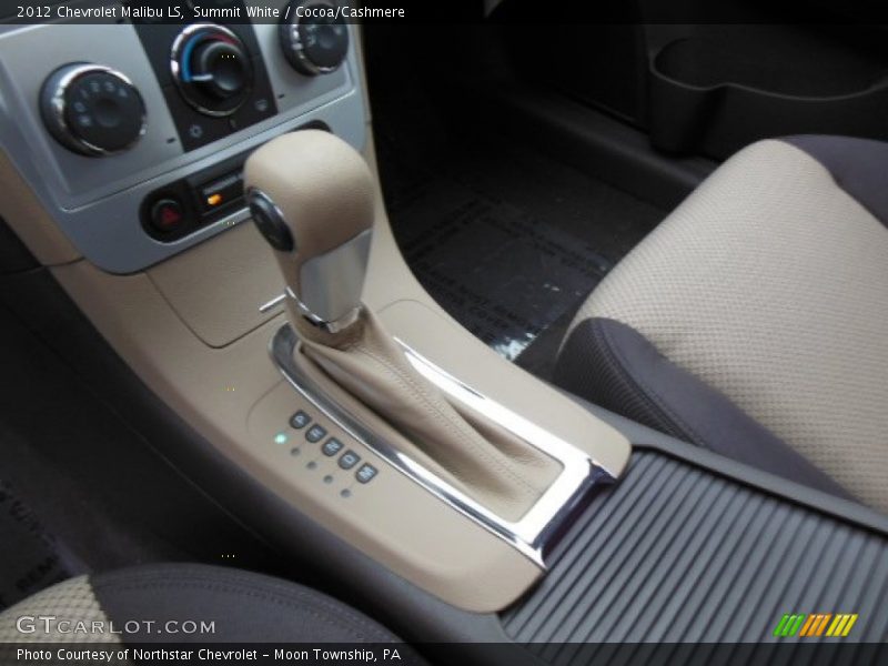 Summit White / Cocoa/Cashmere 2012 Chevrolet Malibu LS