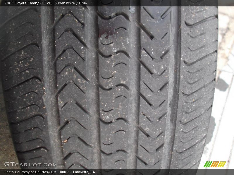 Super White / Gray 2005 Toyota Camry XLE V6