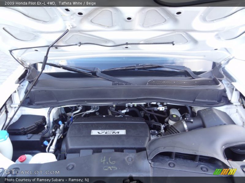 Taffeta White / Beige 2009 Honda Pilot EX-L 4WD