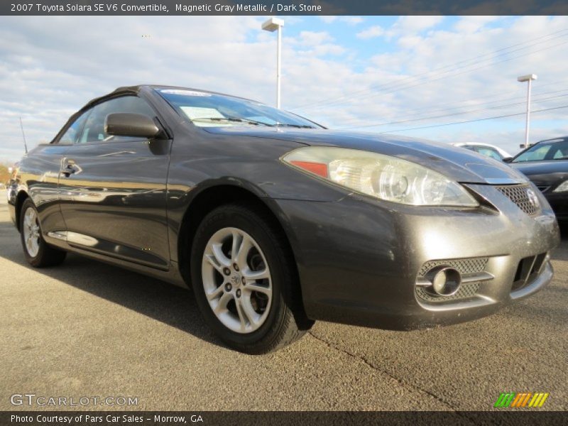 Magnetic Gray Metallic / Dark Stone 2007 Toyota Solara SE V6 Convertible