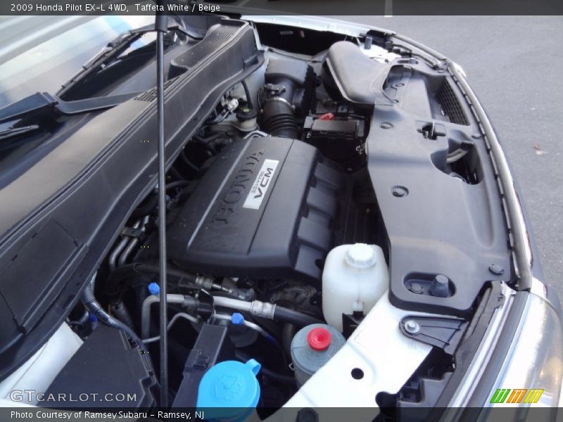 Taffeta White / Beige 2009 Honda Pilot EX-L 4WD