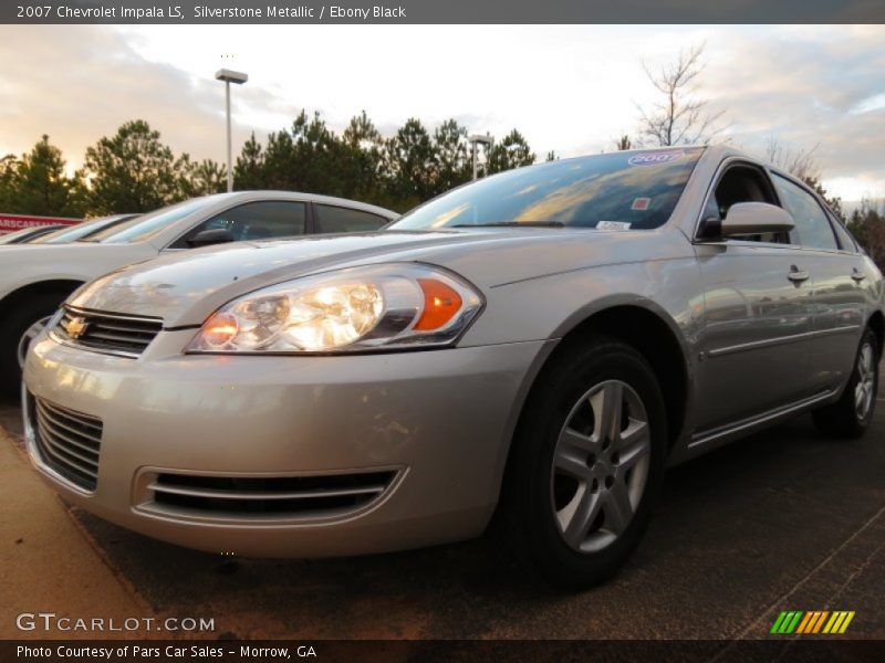 Silverstone Metallic / Ebony Black 2007 Chevrolet Impala LS