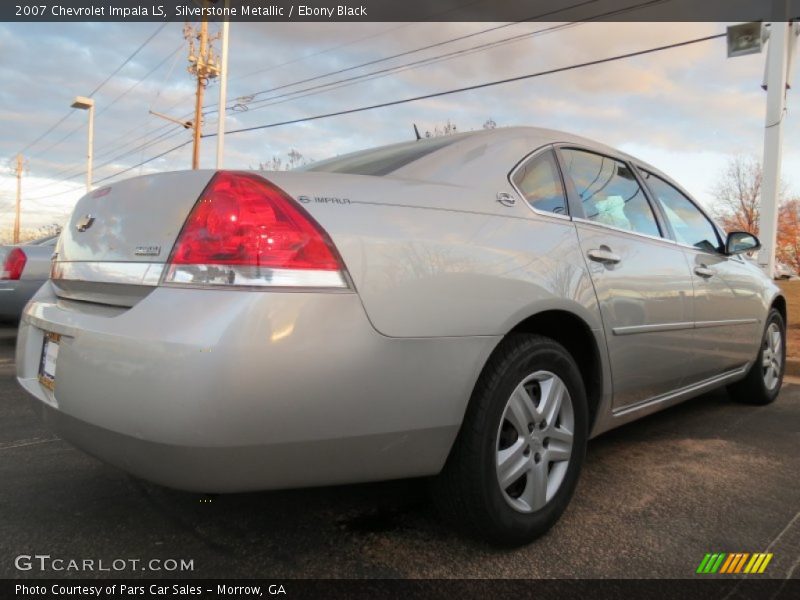 Silverstone Metallic / Ebony Black 2007 Chevrolet Impala LS