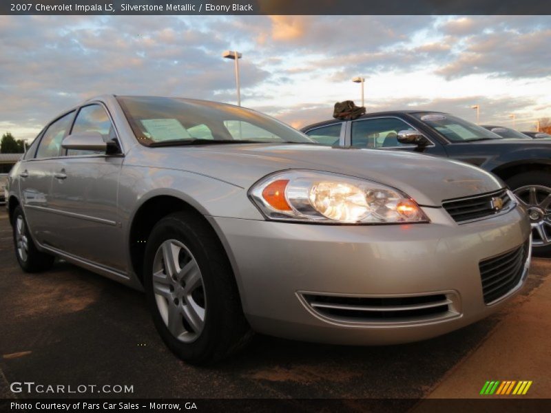 Silverstone Metallic / Ebony Black 2007 Chevrolet Impala LS
