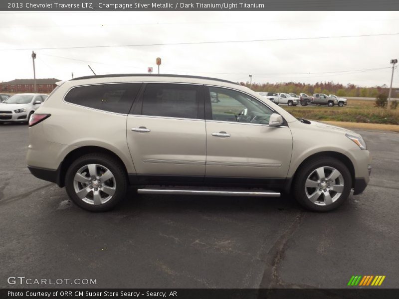  2013 Traverse LTZ Champagne Silver Metallic