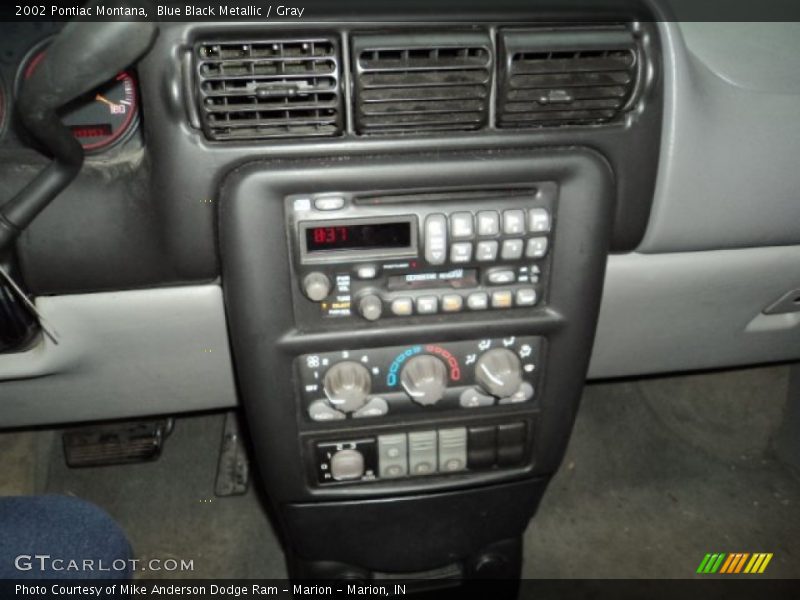 Blue Black Metallic / Gray 2002 Pontiac Montana