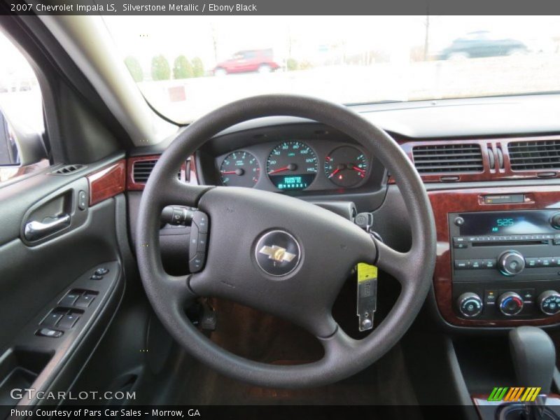 Silverstone Metallic / Ebony Black 2007 Chevrolet Impala LS