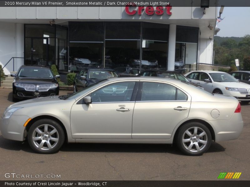 Smokestone Metallic / Dark Charcoal/Medium Light Stone 2010 Mercury Milan V6 Premier