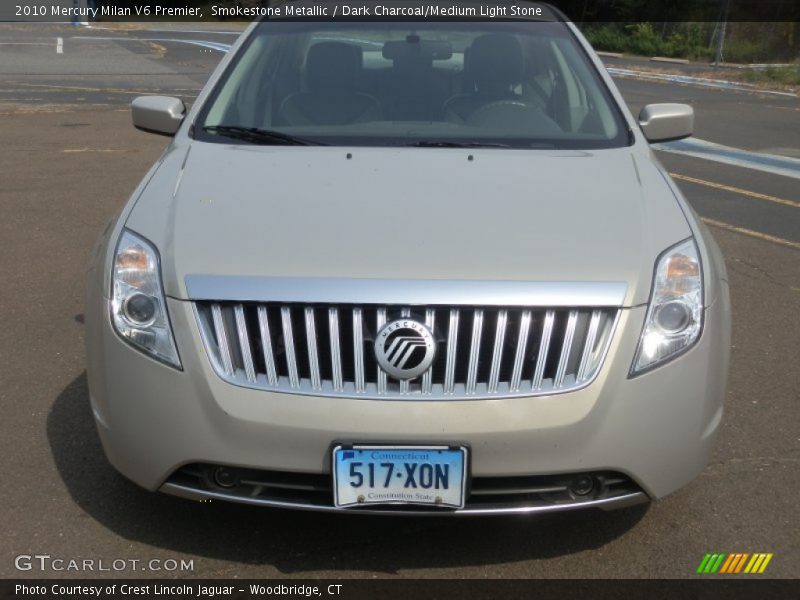 Smokestone Metallic / Dark Charcoal/Medium Light Stone 2010 Mercury Milan V6 Premier