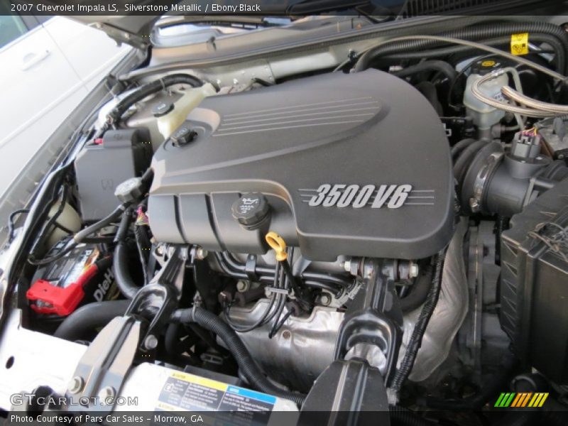 Silverstone Metallic / Ebony Black 2007 Chevrolet Impala LS