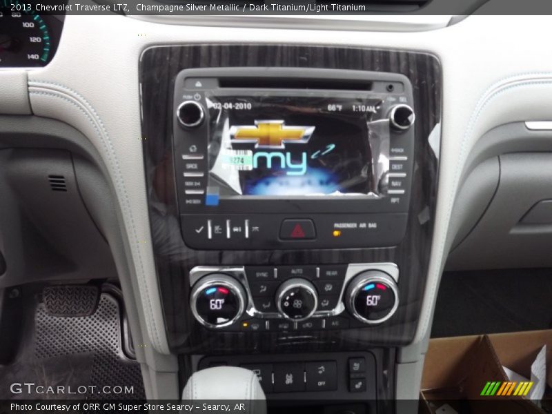 Champagne Silver Metallic / Dark Titanium/Light Titanium 2013 Chevrolet Traverse LTZ