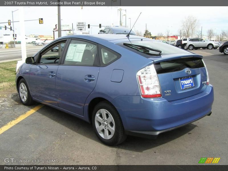 Seaside Blue Pearl / Bisque Beige 2007 Toyota Prius Hybrid