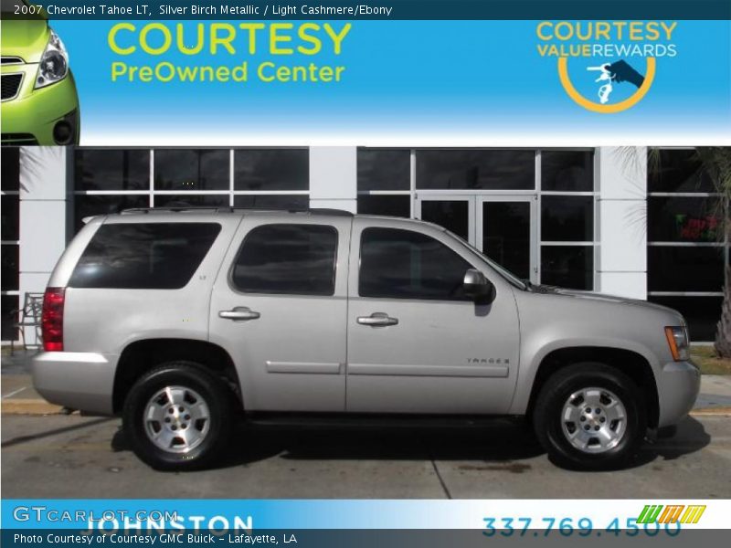 Silver Birch Metallic / Light Cashmere/Ebony 2007 Chevrolet Tahoe LT