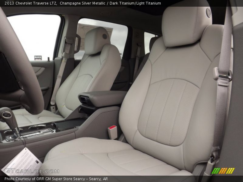 Front Seat of 2013 Traverse LTZ