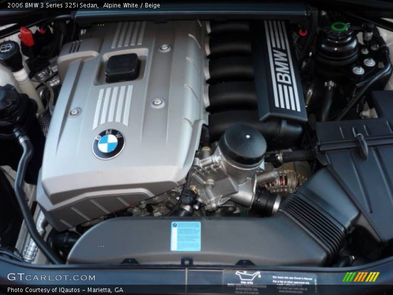 Alpine White / Beige 2006 BMW 3 Series 325i Sedan