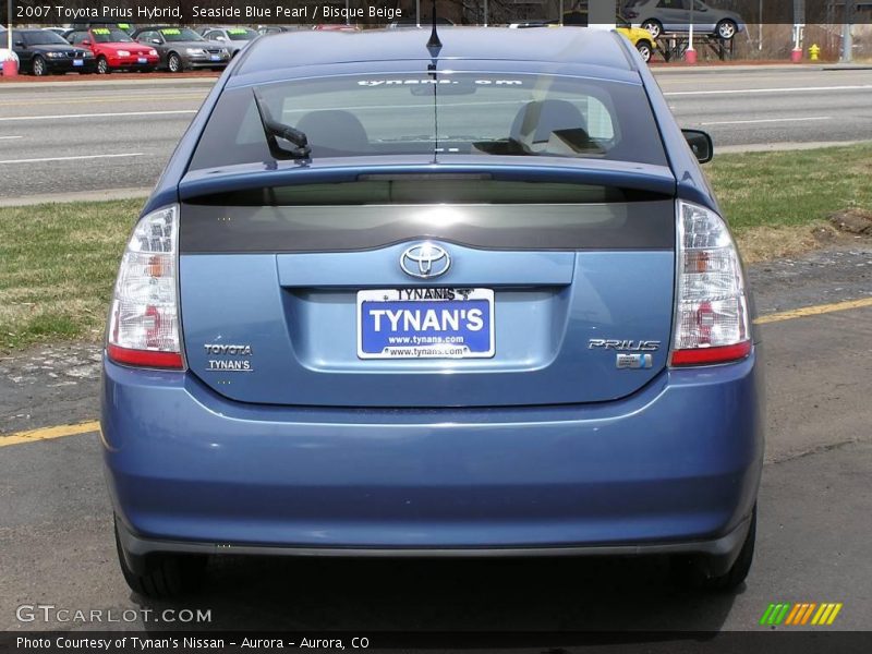 Seaside Blue Pearl / Bisque Beige 2007 Toyota Prius Hybrid