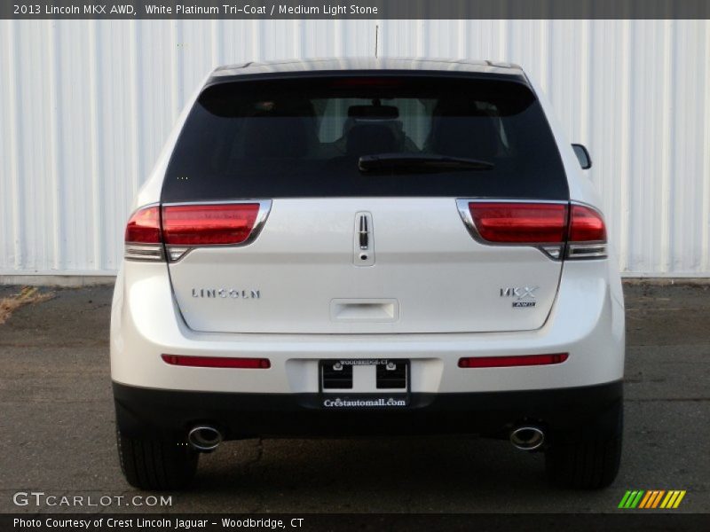 White Platinum Tri-Coat / Medium Light Stone 2013 Lincoln MKX AWD
