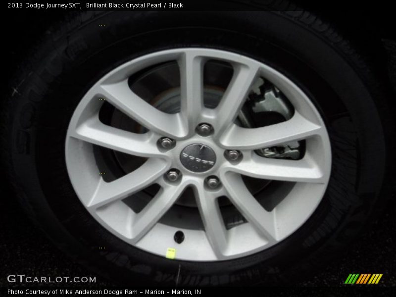 Brilliant Black Crystal Pearl / Black 2013 Dodge Journey SXT