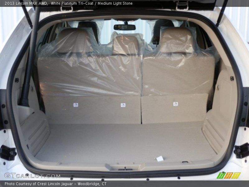 White Platinum Tri-Coat / Medium Light Stone 2013 Lincoln MKX AWD