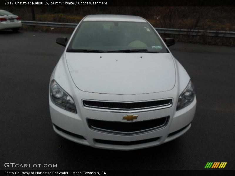 Summit White / Cocoa/Cashmere 2012 Chevrolet Malibu LS