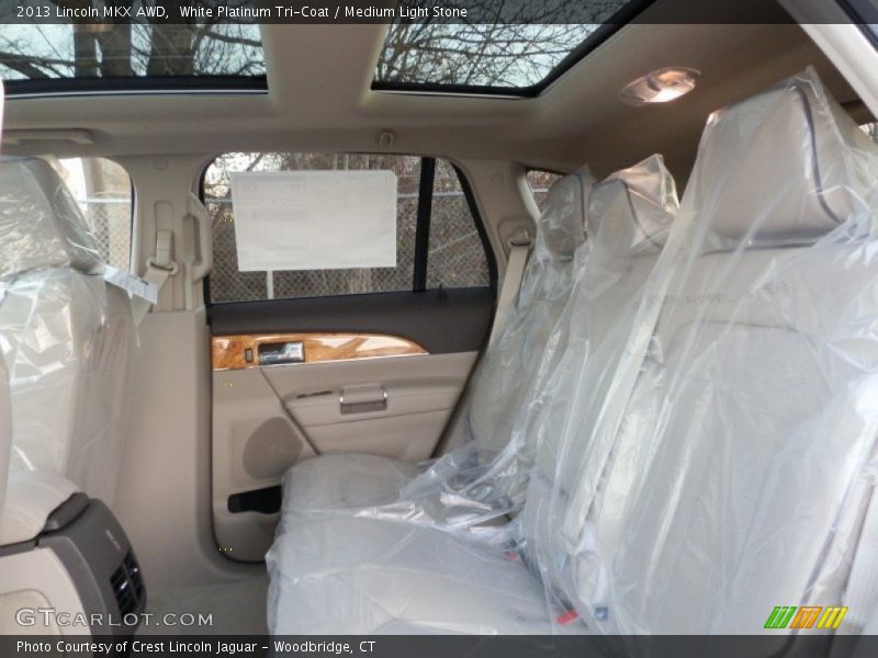 White Platinum Tri-Coat / Medium Light Stone 2013 Lincoln MKX AWD