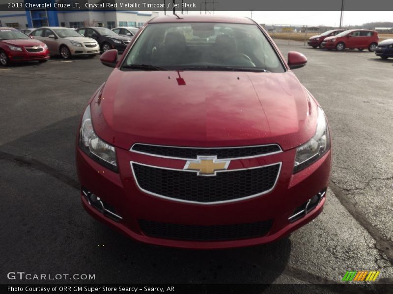 Crystal Red Metallic Tintcoat / Jet Black 2013 Chevrolet Cruze LT