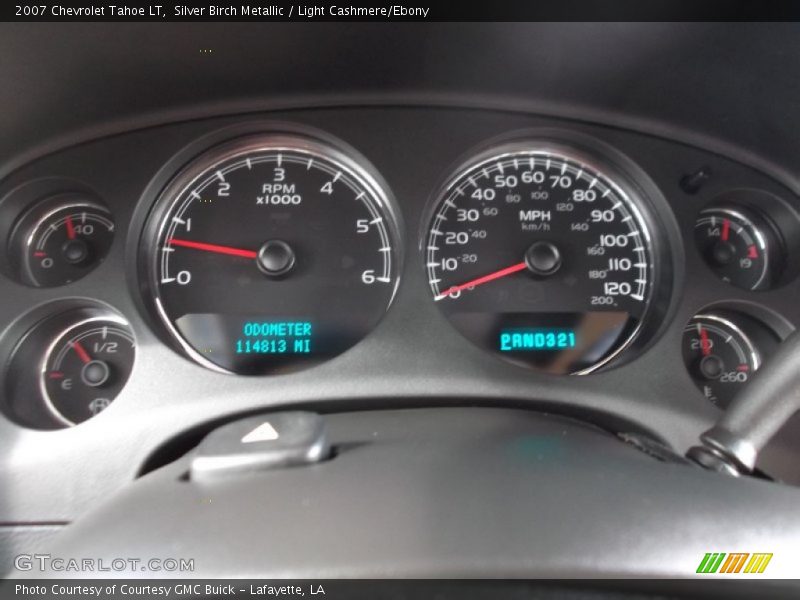 Silver Birch Metallic / Light Cashmere/Ebony 2007 Chevrolet Tahoe LT