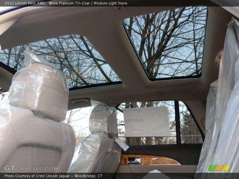 White Platinum Tri-Coat / Medium Light Stone 2013 Lincoln MKX AWD