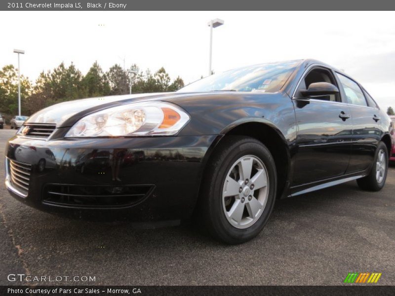 Black / Ebony 2011 Chevrolet Impala LS