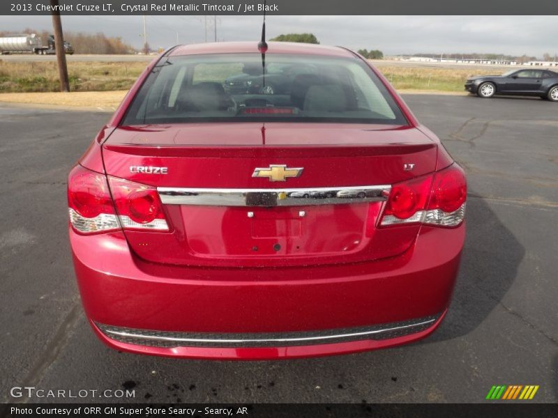Crystal Red Metallic Tintcoat / Jet Black 2013 Chevrolet Cruze LT