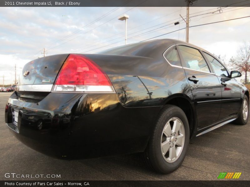 Black / Ebony 2011 Chevrolet Impala LS