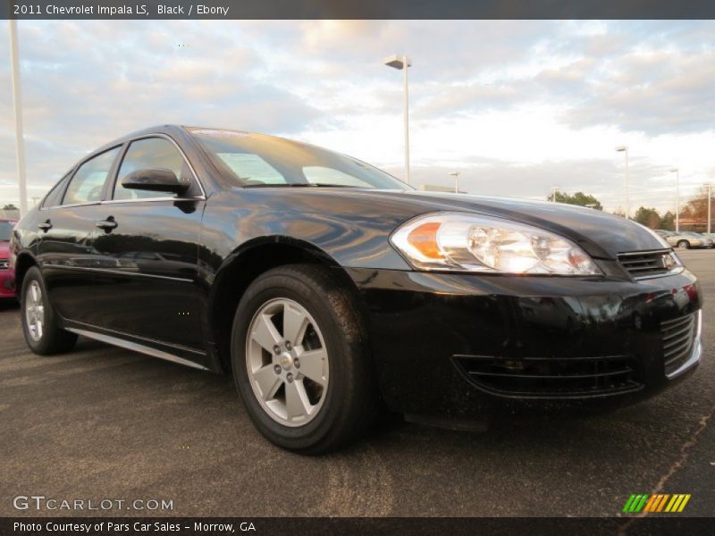 Black / Ebony 2011 Chevrolet Impala LS