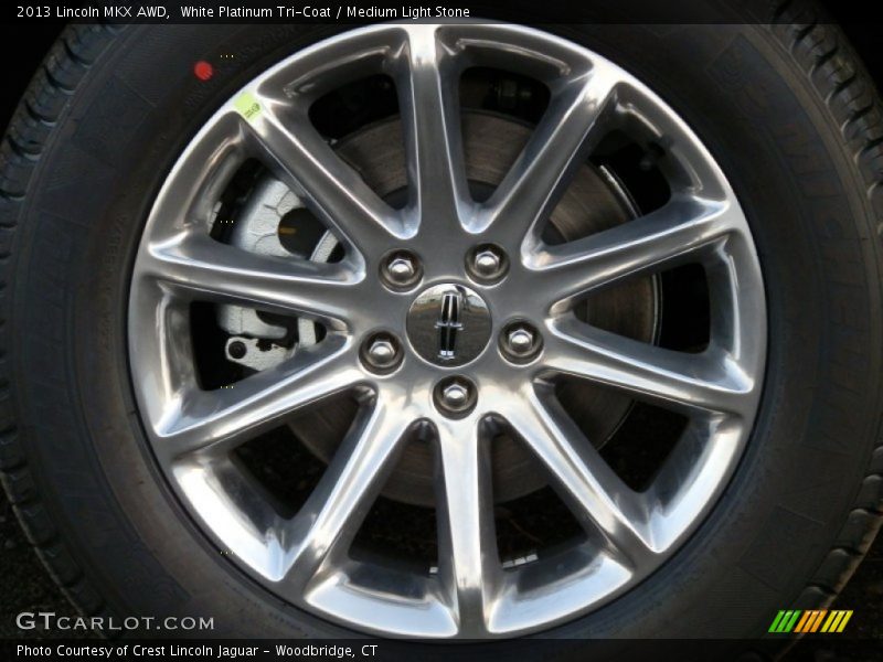 White Platinum Tri-Coat / Medium Light Stone 2013 Lincoln MKX AWD