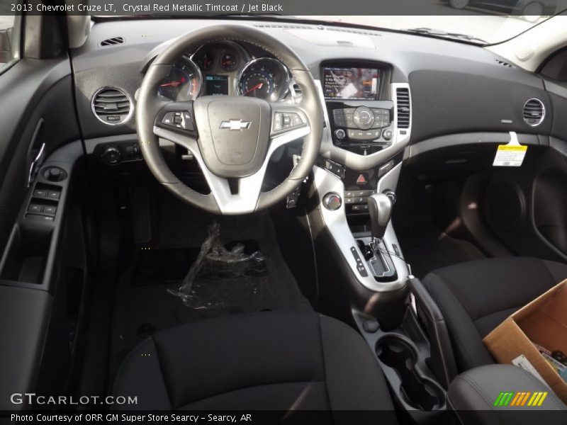 Crystal Red Metallic Tintcoat / Jet Black 2013 Chevrolet Cruze LT