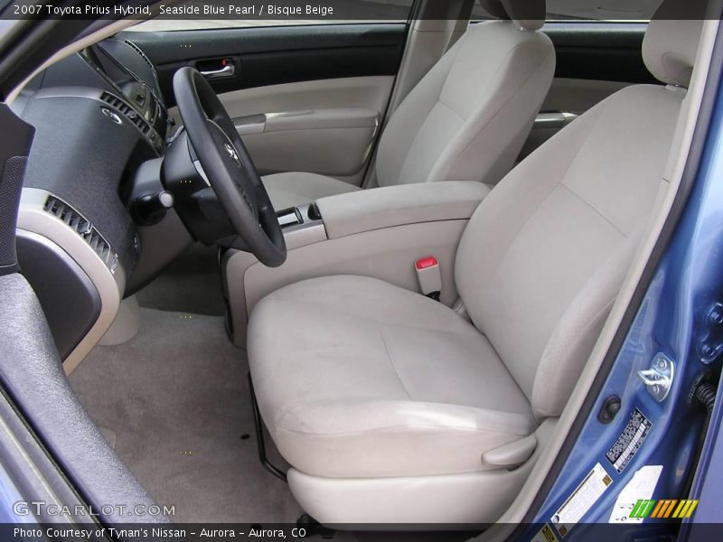 Seaside Blue Pearl / Bisque Beige 2007 Toyota Prius Hybrid