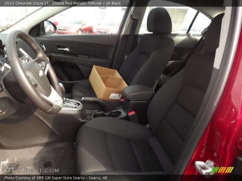 Crystal Red Metallic Tintcoat / Jet Black 2013 Chevrolet Cruze LT