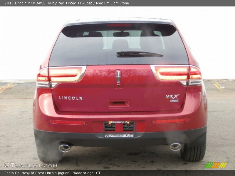 Ruby Red Tinted Tri-Coat / Medium Light Stone 2013 Lincoln MKX AWD