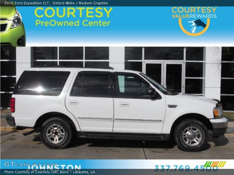 Oxford White / Medium Graphite 2002 Ford Expedition XLT