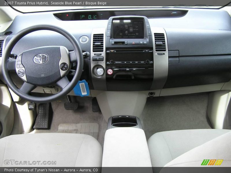 Seaside Blue Pearl / Bisque Beige 2007 Toyota Prius Hybrid