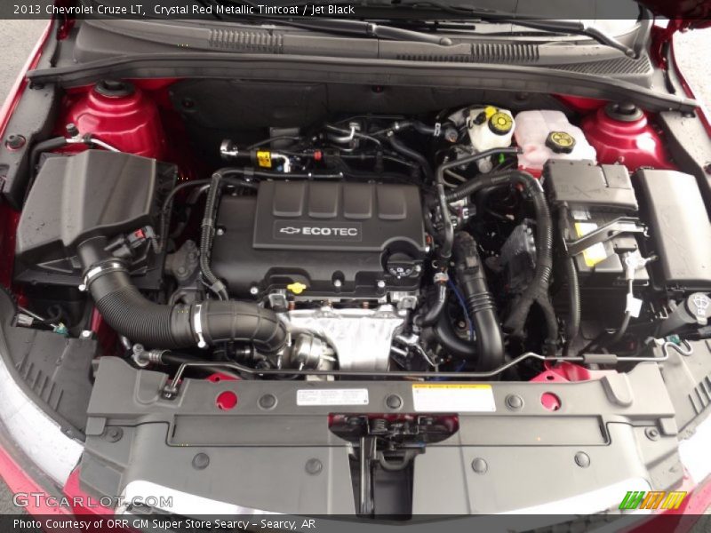 Crystal Red Metallic Tintcoat / Jet Black 2013 Chevrolet Cruze LT