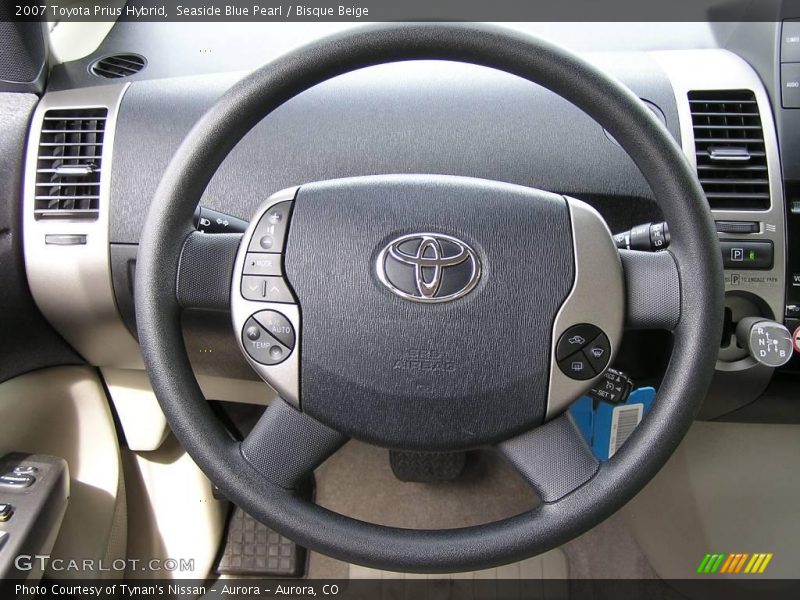 Seaside Blue Pearl / Bisque Beige 2007 Toyota Prius Hybrid