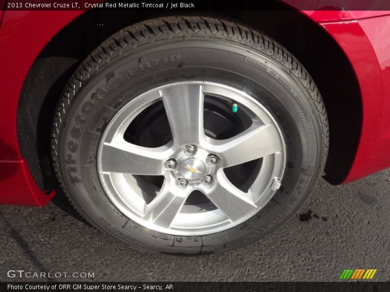 Crystal Red Metallic Tintcoat / Jet Black 2013 Chevrolet Cruze LT