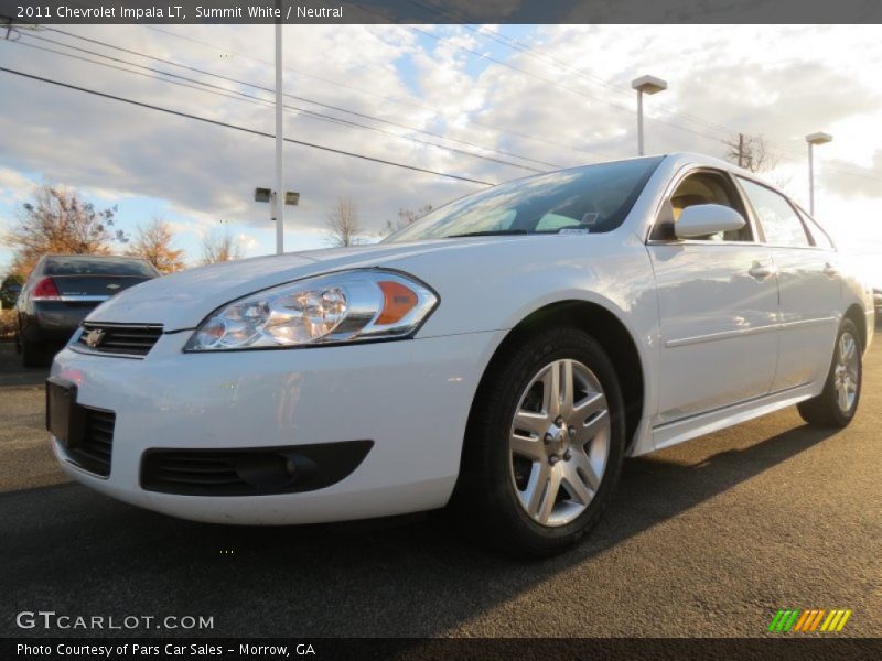Summit White / Neutral 2011 Chevrolet Impala LT