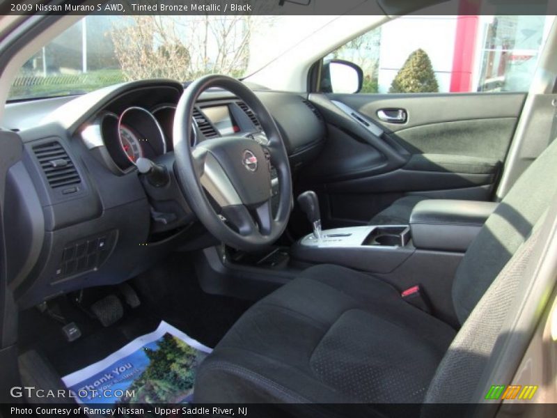 Tinted Bronze Metallic / Black 2009 Nissan Murano S AWD